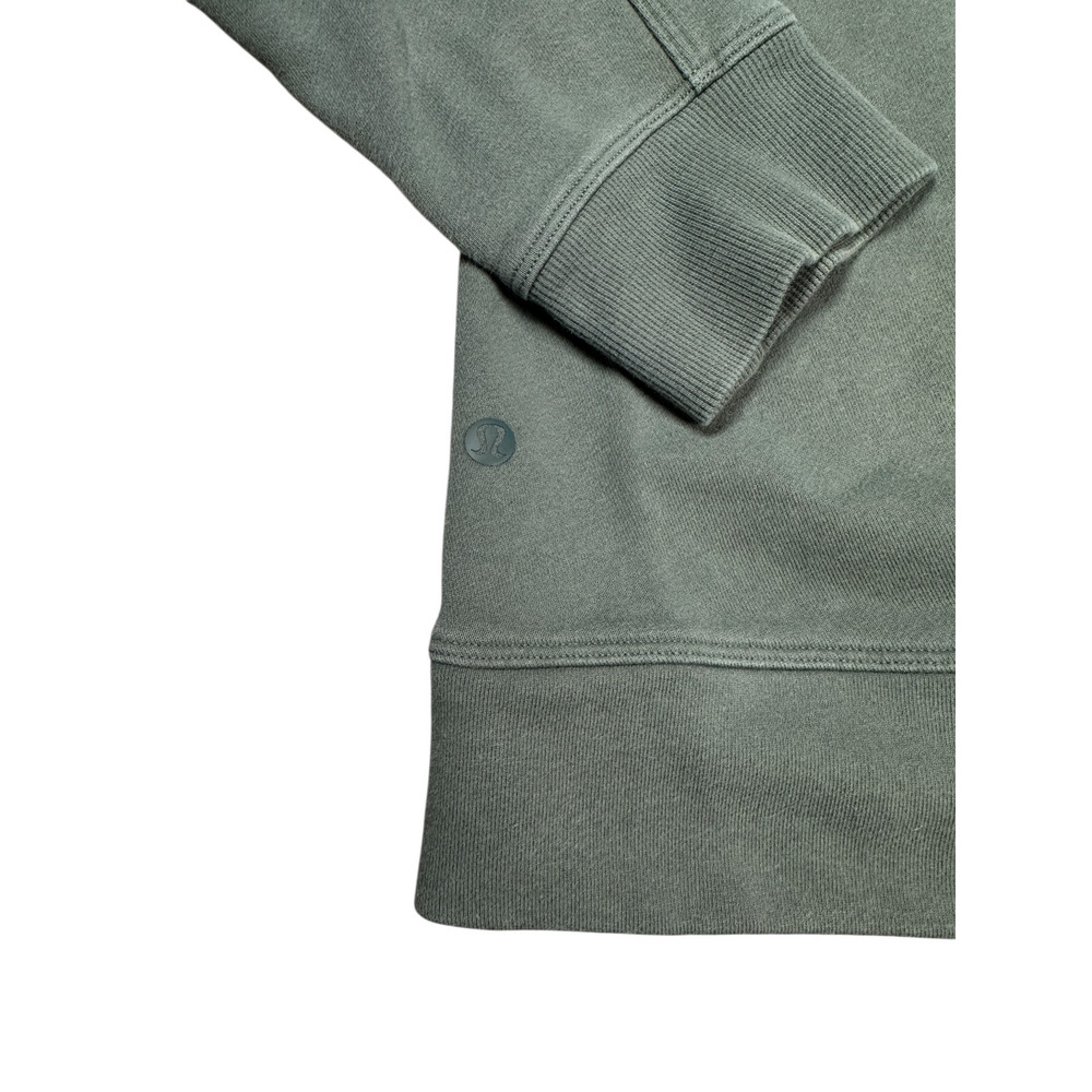Lululemon Just Pleat It Crewneck Sweatshirt 8 Green Long Sleeve Pullover Casual - Picture 7 of 7